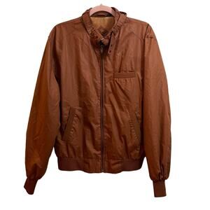 Members Only Camel Brown Racer Jacket